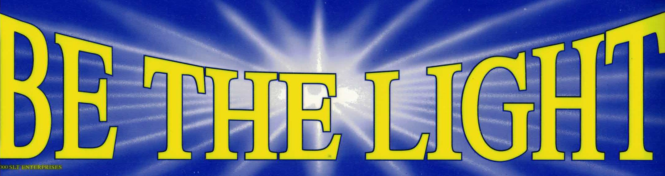 Be the Light Bumper Sticker