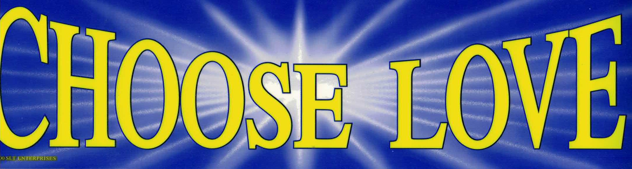 Choose Love Bumper Sticker